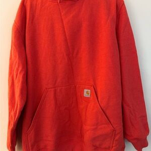 Carhartt Men's Orange Crewneck Sweatshirt